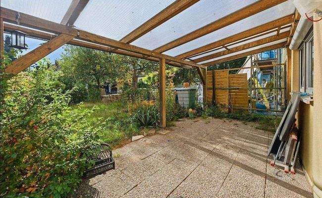 überdachte Terrasse