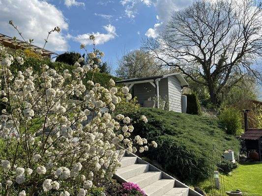 ZUgang zum Gartenhaus