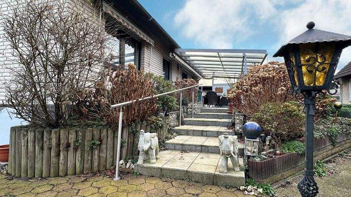 Zugang Terrasse vom Garten