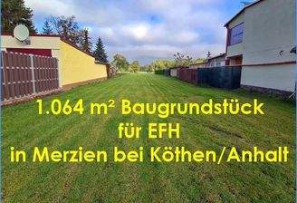 1064 m² Baugrundstück bei Köthen