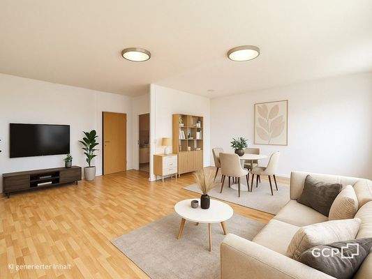 Wohn- und Essbereich - Visualisierung