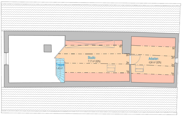 Grundriss Spitzboden