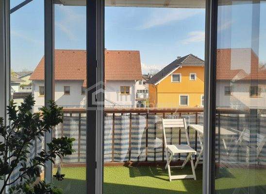 Blick auf den Balkon