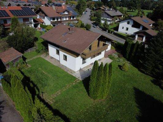 Luftbild des Bestand Gebäudes