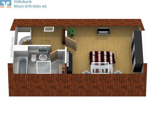 Grundriss Spitzboden