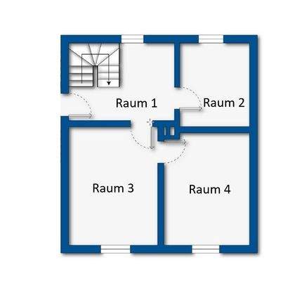 Grundrissskizze Kellergeschoss