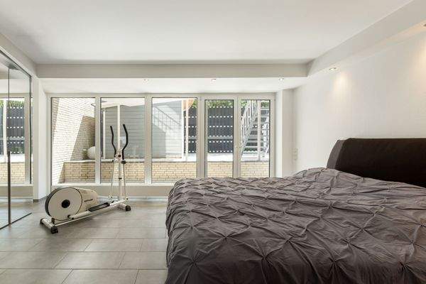 Schlafraum im Souterrain