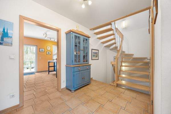 Aufgang ins Dachgeschoss