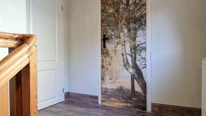 Treppenflur Dachgeschoss mit Luke zum Dachboden