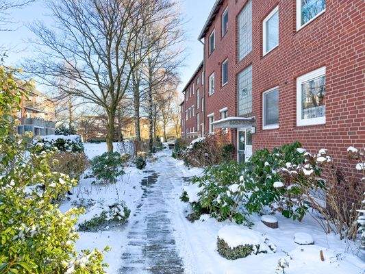 Hausansicht Eingangsbereich