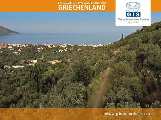 Grundstück befindet sich rechts oberhalb dem Weg