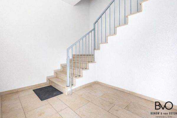 Schöne Fliesen im Eingangsbereich