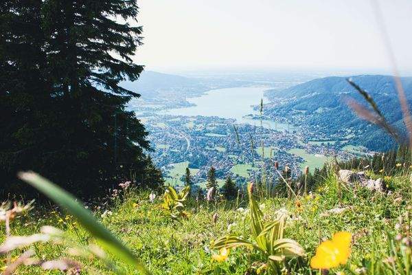 Blick auf Tegernsee