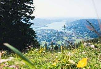 Blick auf Tegernsee