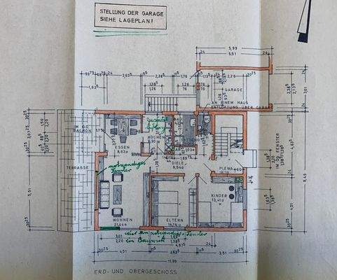 Grundriss Erd- und Obergeschoss