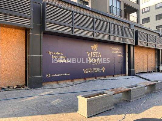 Shops in a Project Close to the Metro in Basaksehir