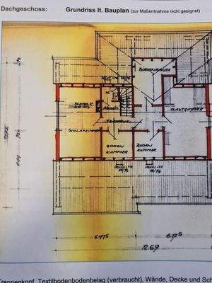 Dachgeschoss Grundriss
