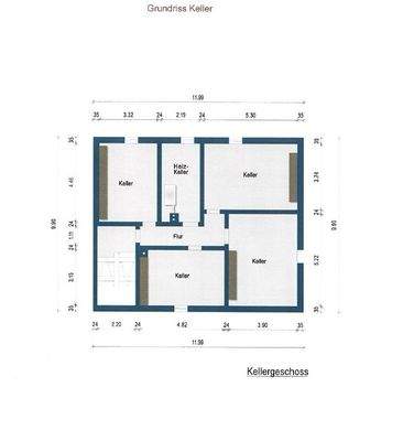 Grundriss Keller