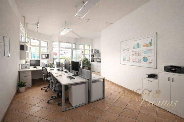 Büro visualisiert