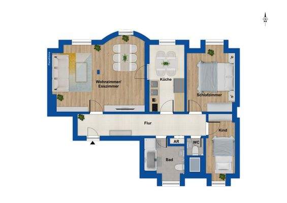 Grundriss Dachgeschoss