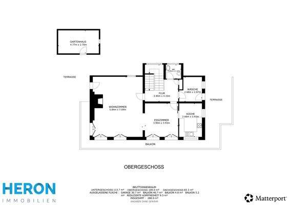 Grundriss Obergeschoss