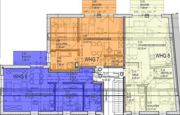 Grundriss 2. Obergeschoß