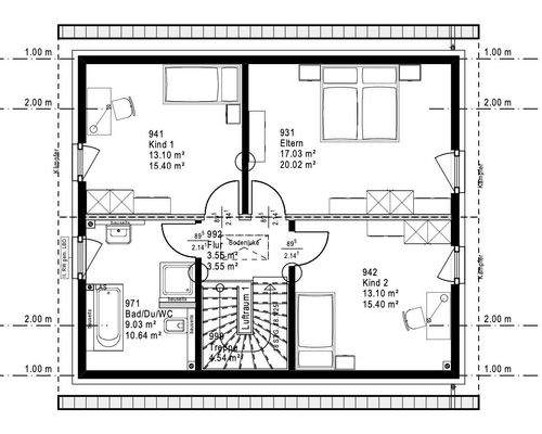 Perfekt durchdachter Grundriss