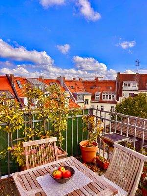 Blick in die benachbarten Innenhöfe