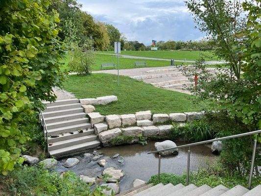 den Garten direkt vor der Tür!