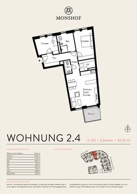 Wohnung Nr. 24 (2.4)