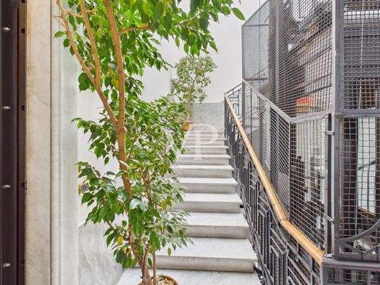 Scala di accesso al terrazzo