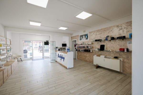 Helle Verkaufsflächen