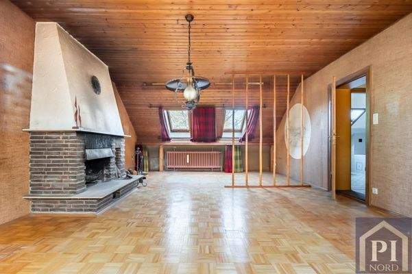 Gemütliches Kaminzimmer...