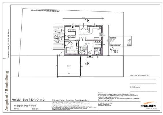 Kellergeschoss. (Seite 2)