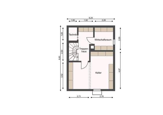 Grundriss Keller 
