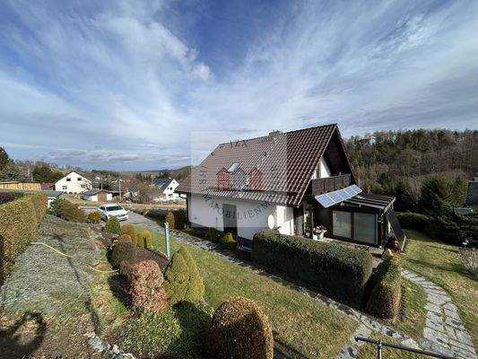 Blick Grundstück Lagerhalle