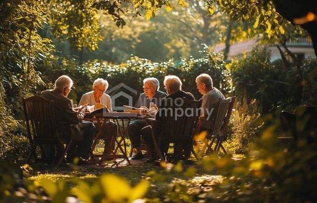 Zusammen im Garten - Symbolfoto von Stockcake