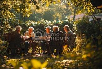 Zusammen im Garten - Symbolfoto von Stockcake