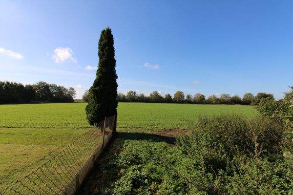 Ausblick von Grundstücksende