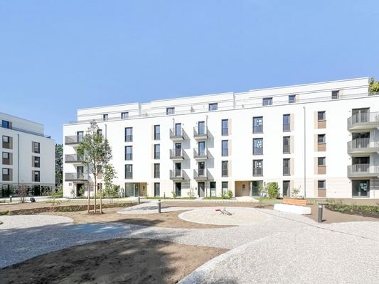 Wohnanlage I Hausansicht Innenhof