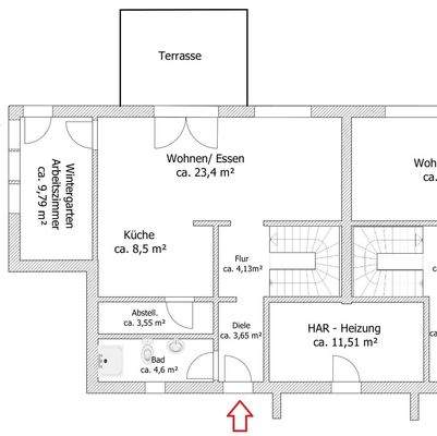 Grundriss Erdgeschoss