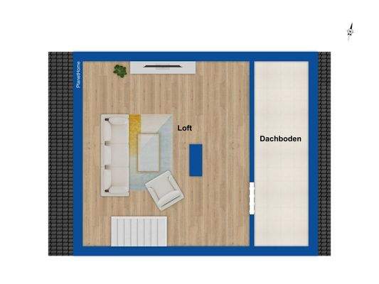 Grundriss Dachgeschoss 