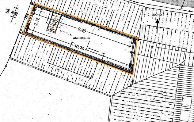 2. Dachgeschoss ausgebaute Abstellfläche 