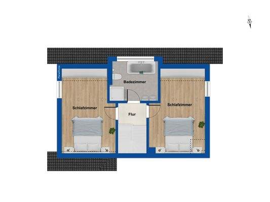 Grundriss Dachgeschoss