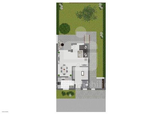 Erdgeschoss mit Außenbereich