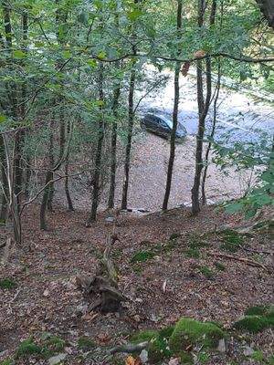 Stellfläche von oben aus gesehen 