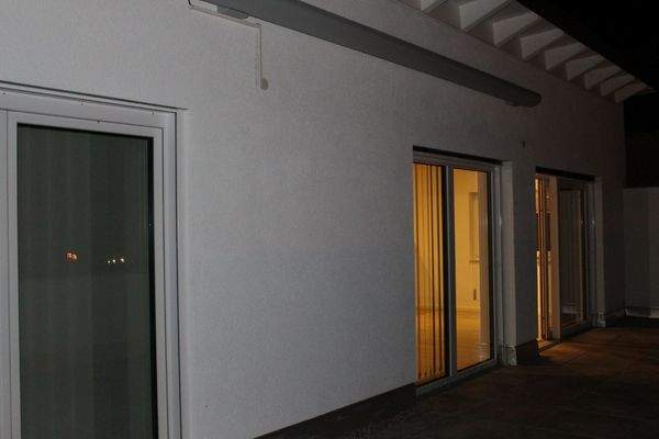 Dachterrasse bei Nacht