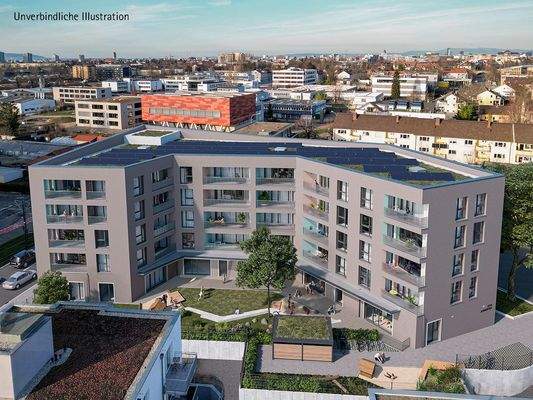 Unverbindliche Illustration: Blick von Südost