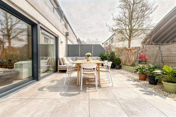 Terrasse in Südausrichtung