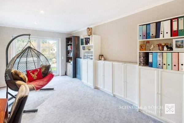 Das Zimmer im Erdgeschoss